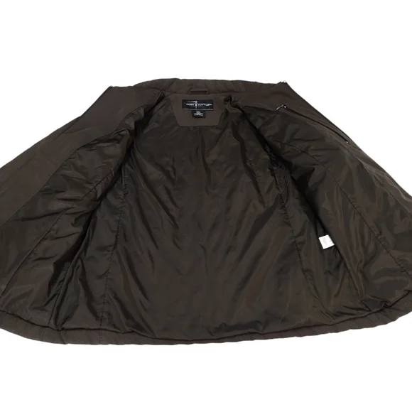 Page & Tuttle Women's Brown Quilted ZIP Up Jacket Sz S - Picture 7 of 8